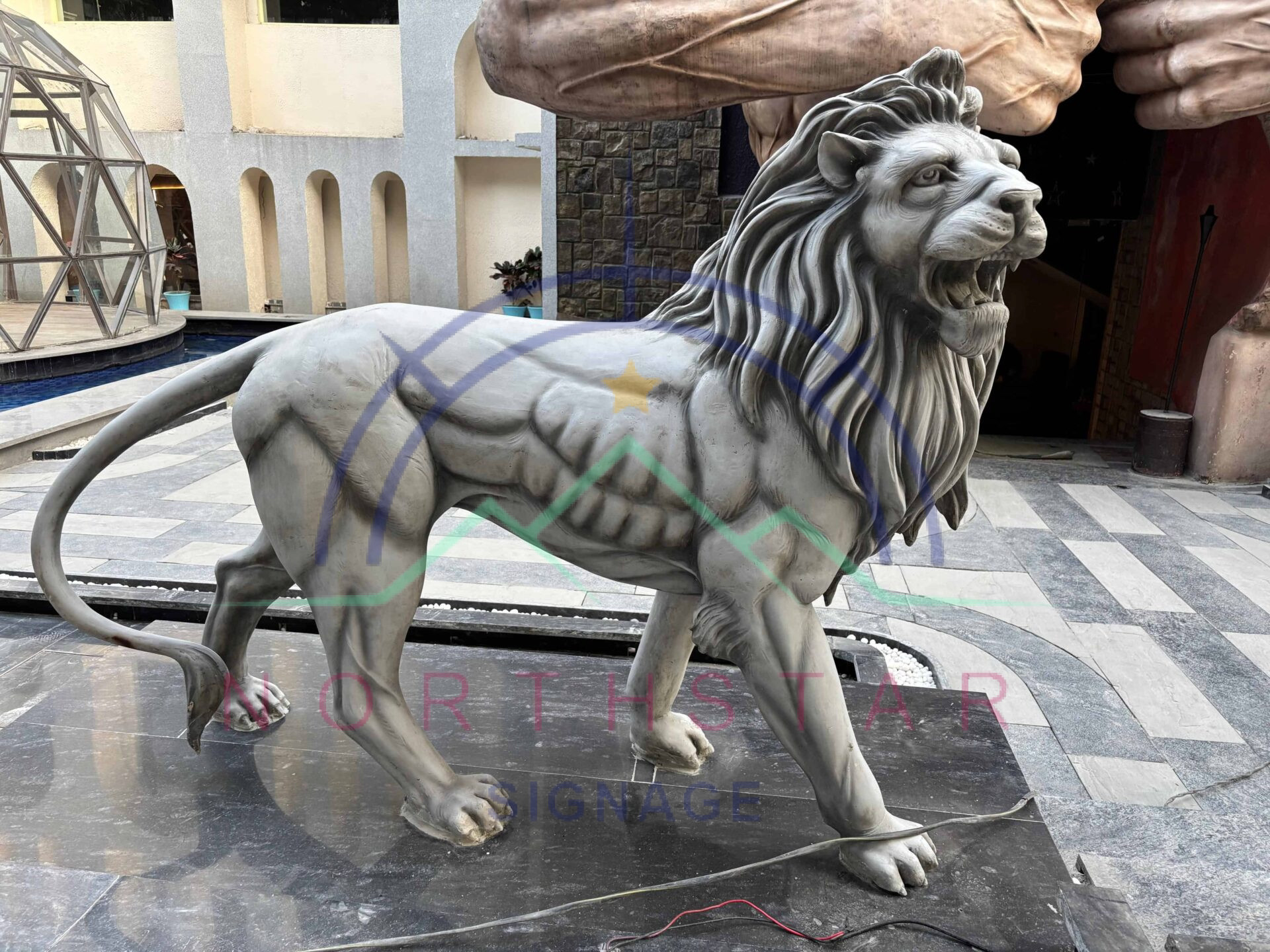 3D Fiber Lion